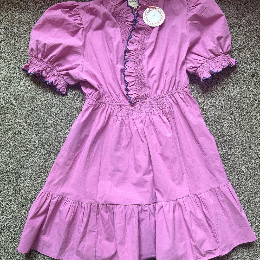 Elegant Purple Midi Dress